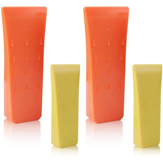 4 coins fend bois en ABS, 2 tailles, 14 cm et 20 cm, robustes et durables