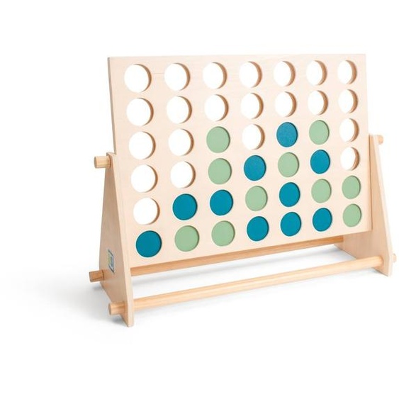 4 En Ligne Géant En Bois Fsc - Jeu De Société Classique Famille Multicolore