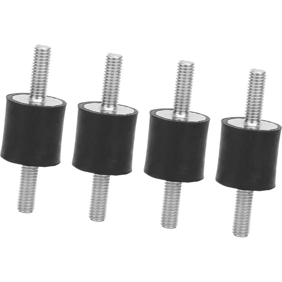 4 pièces M6 silentblocs en caoutchouc, mâles, anti-vibrations, voiture, bateau, bobines (VV20*20 M6*18)