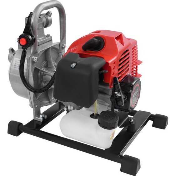 43CC Moteur 2 temps essence pompe à eau 10m³/h 1,7HP pompe de jardin motopompe avec tuyau darrivée deau