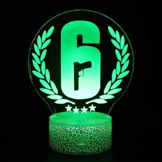 4MM Conseil acrylique - 3D XBOX Playstation PS4 Jeu Veilleuse LED Couleur Setup Gaming Lampe de Table de Bure