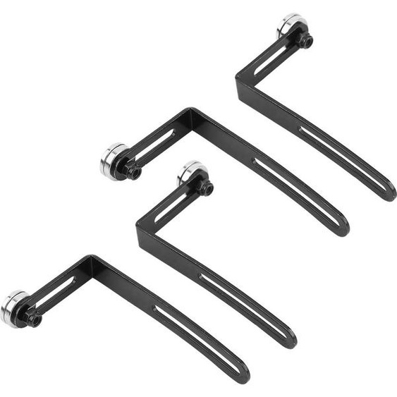 4Pcs Support de carrosserie en L avec aimant pour Axial SCX10 1/10 Scale RC Crawler