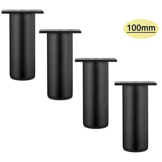4piece Pieds Réglables,Épaissir les pieds darmoire Pieds de table Pieds de meubles, Hauteur réglable 0-15 mm,100mm