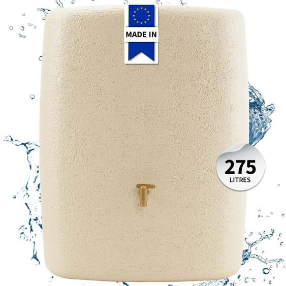 Graf - 4rain Cuve murale terra 275L sable avec robinet pe imitation laiton