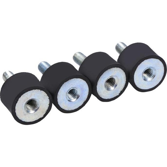 4x supports en caoutchouc amortisseurs anti -vibration bloc muet bobines M6