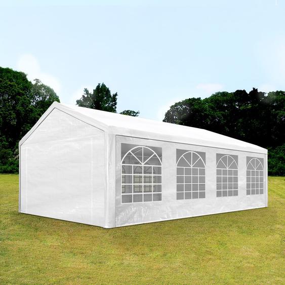 4x8 m tente de réception, PE 350, H. 2 m, blanc - (90106)