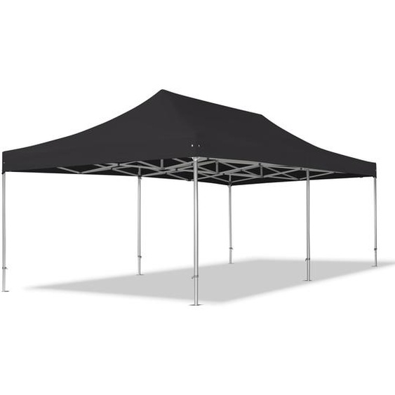 4x8 m Tonnelle pliante Alu, PVC 850, noir - (59061)