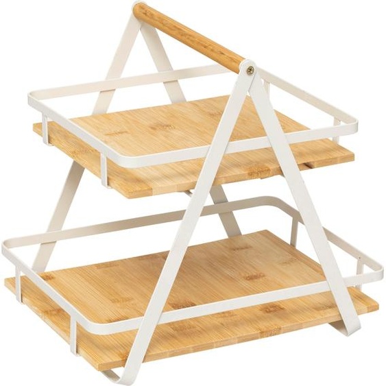 5 five simply smart - Regal ordera 2 ebenen mit bambushenkel