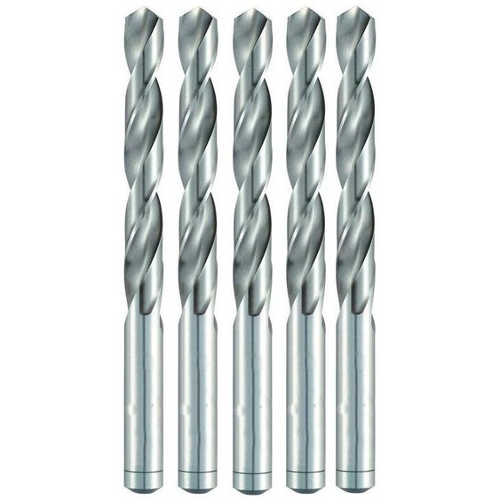 5 Forets Hélicoïdaux HSS DIN 338 RN - Aciers Carbone et Alliés 118° D. 12 x Lt. 151 x Lu. 101 x Q. 12 mm x Z2 - Diamwood