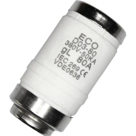 5 Fusible Diazed Do3 80a