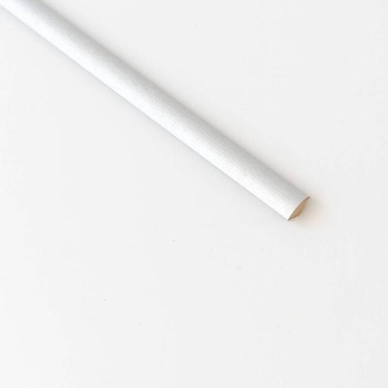 5 x QUARTO DI TONDO 14X14 MM MDF 240 CM ALLUMINIO