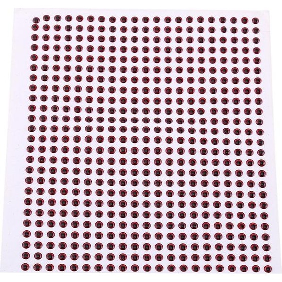500 x Adhésif fort -Backing 3D -Pêche -Accessoires pour la fabrication dappâts (rouge, 3mm)