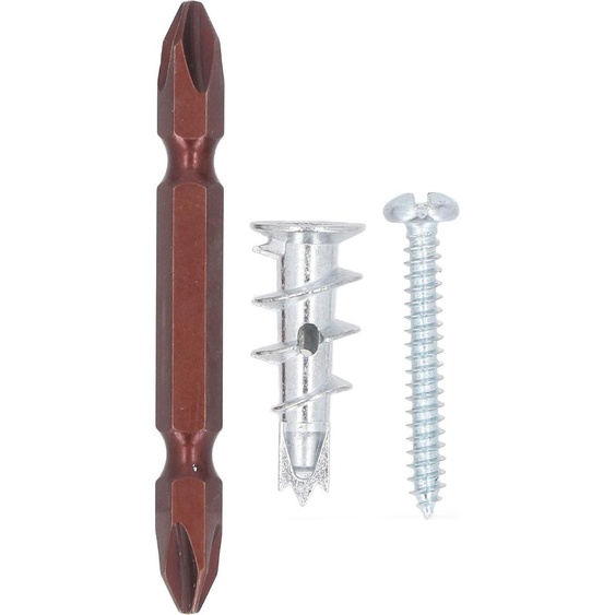 50pcs Heavy Duty métal creux -ancrage mural et vis alliage de zinc auto-perceuse -kit f��r