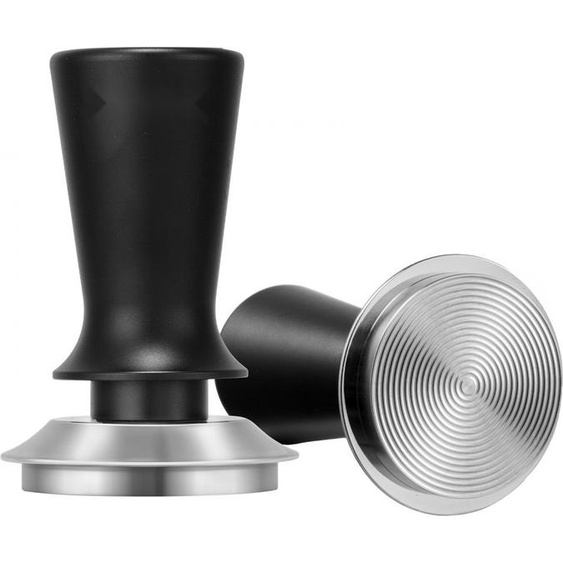 53mm Espresso Tamper - Tampon à café en acier inoxydable avec ressort - Outil à café premium pour les baristas et les amateurs de café