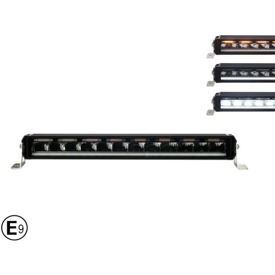 58,5 cm / 23 pouces 12 V - 24 V Barre LED / projecteur LED haut de gamme avec feu de position DRL blanc et orange