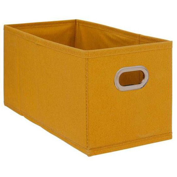 5five - panier tissu 15x31cm mix n  modul jaune moutarde