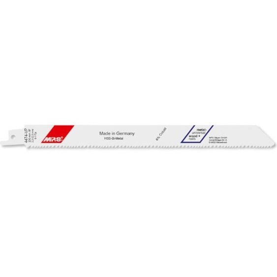 5x MPS lame de scie alternative longueur 230 mm