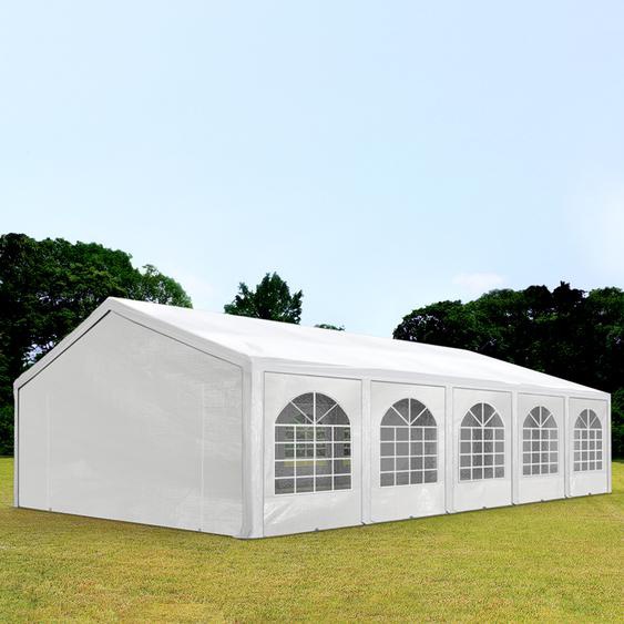 5x10 m tente de réception, PE 240 g/m², H. 2m, blanc