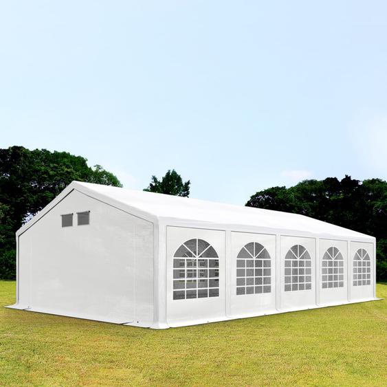 5x10 m tente de réception, PE 550, H. 2 m, blanc - (92104)