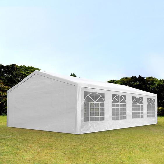 5x8 m tente de réception, PE 350, H. 2 m, blanc - (90108)
