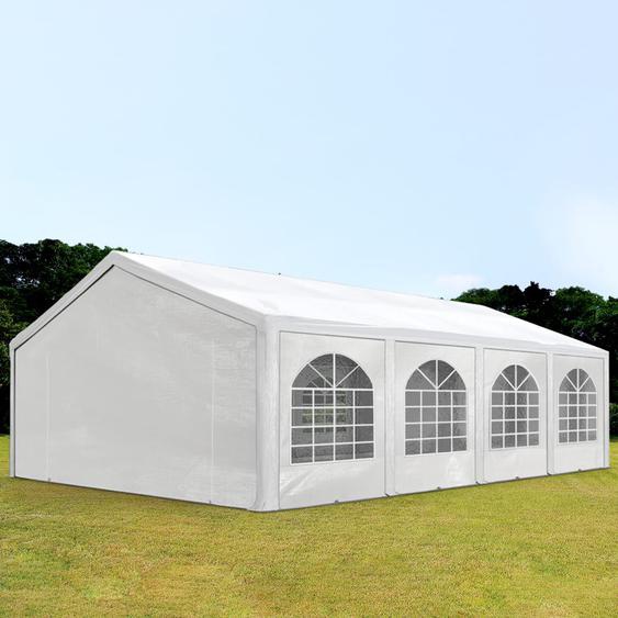 5x8 m tente de réception, PE 450, H. 2 m, blanc - (91115)