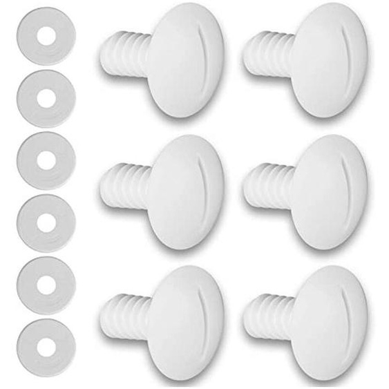 Zmleve - 6 pièces polaris C-55 nettoyeur de piscine jeu de vis de moyeu en plastique 180/280 pièces de rechange