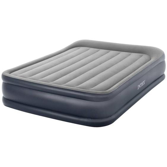 64136ND DuraBeam PillowRestRaised Matelas gonflable (l x l x h) 203 x 152 x 42 cm gris D103632 - Intex