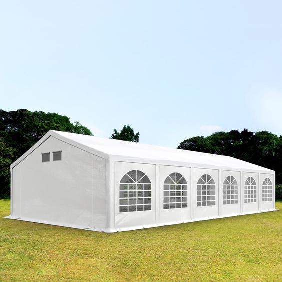 6x12 m tente de réception, PE 550, H. 2 m, blanc - (92105)
