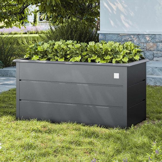 75 x 150 x 78 cm Carré potager surélevé, acier, anthracite - (GFPV00955)