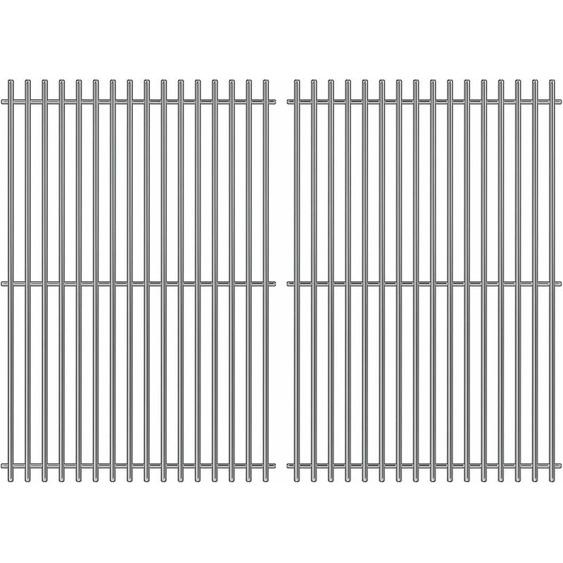 7639 44 x 30cm Grilles de Cuisson en acier inoxydable pour Weber Spirit 300 Spirit E/S/SP-310 320 330, Spirit 700, Weber 900, barbecue grille Pièce