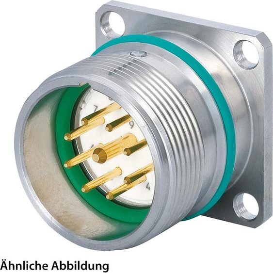 799920978K HUMMEL SET incl. contacts M23 Signal INOX Connecteur dappareils, insert à souder droit Nombre de pôles 17 pôles, broche