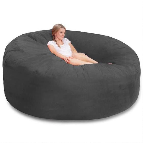 7ft Pouf Poire Adulte Doux Moelleux Robuste Lavable Pouf Géant pour Lintérieur et Lextérieur pour Enfants et Adultes (sans R[499]