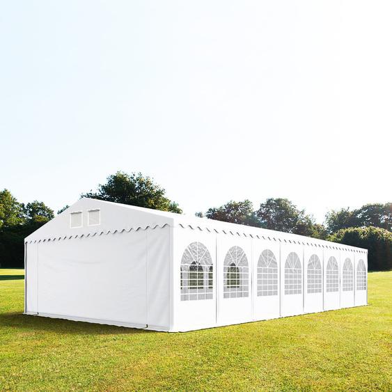 7x26 m XXL tente de réception, PVC 1400, H. 2,6 m, blanc - (578629)