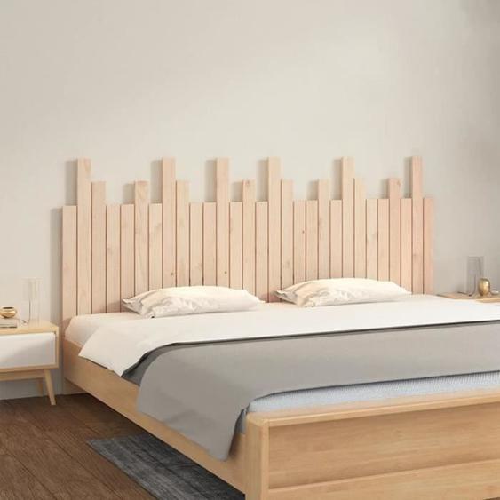 824813  vidaXL Tête de lit murale 185x3x80 cm Bois massif de pin
