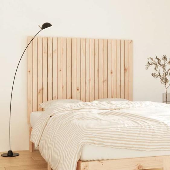 824943  vidaXL Tête de lit murale 146,5x3x110 cm Bois massif de pin