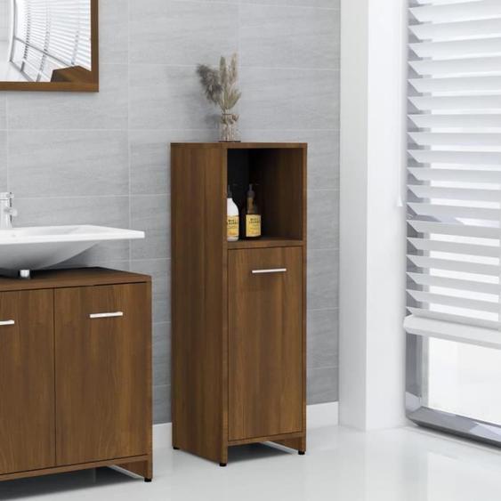 825839  vidaXL Armoire de bain Chêne marron 30x30x95 cm Bois dingénierie