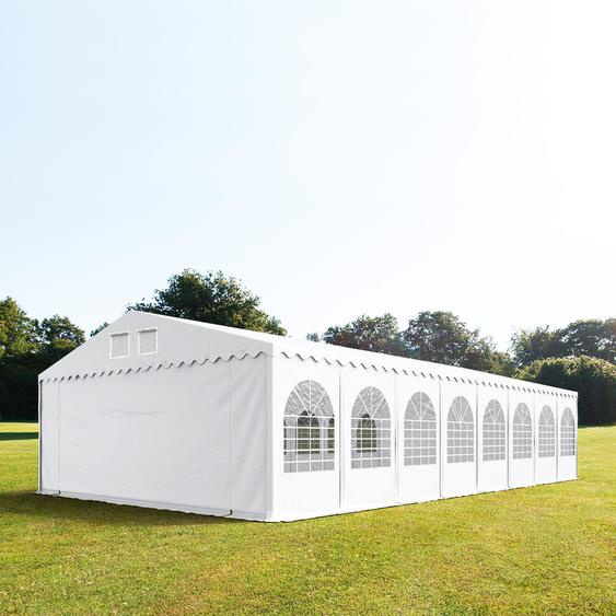 8x16 m XXL tente de réception, PVC 1400, H. 2,6 m, blanc - (5274)