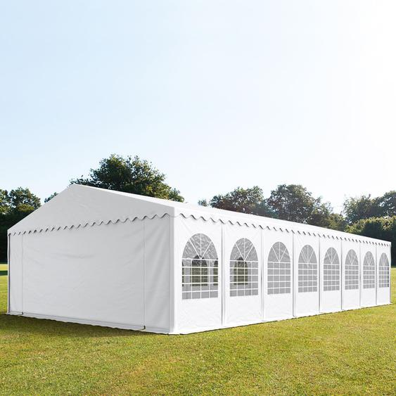 8x28 m XXL tente de réception, PVC 800, H. 2,6 m, blanc - (49245)