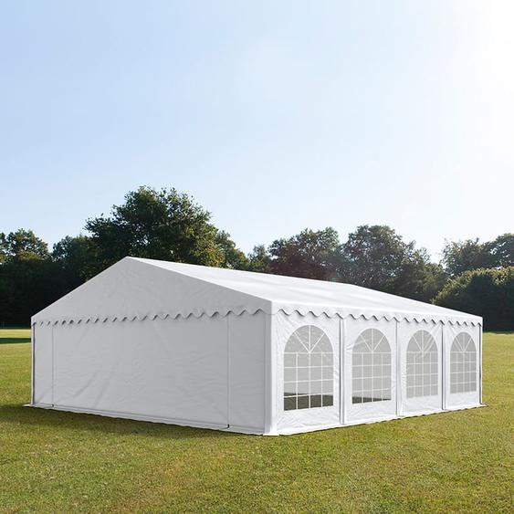 8x8 m tente de réception, PVC 750, H. 2 m, blanc - (7290)