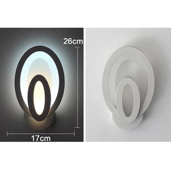 A177-16 Applique Murale LED Dimmable Lampe décorative Luminaire Intérieur en Acrylique avec Télécommande Lampe Moderne Eclairage