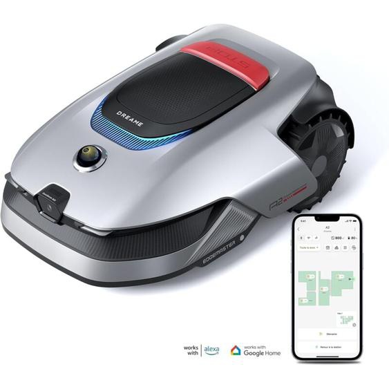 A2 Robot Tondeuse, Conf. Auto limites, Cartographie Double Fusion, évitement dobstacles par système OmniSense™ 2.0 - Dreame