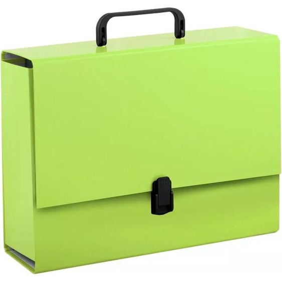 A4 10 cm Chemise à poignée Penmate vert clair