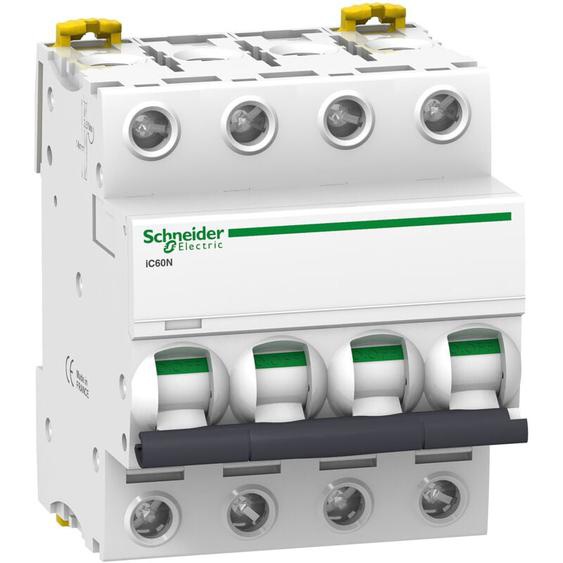 Schneider Electric - A9f74432 - Disjoncteur Tétrapolaire 4p 32a Courbe c - 4 Modules - 10ka Acti9 Ic60n