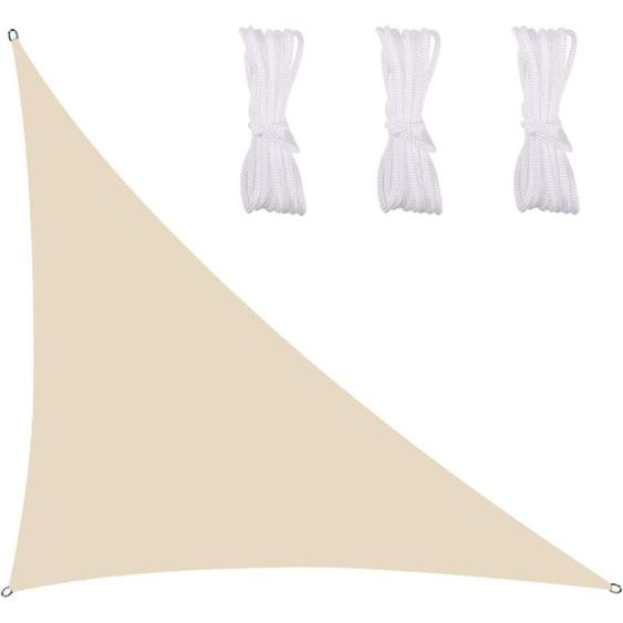 Aafgvc - Promotion, Voile DOmbrage Triangle ImperméAble Toile Tendue Protection des Rayons uv Tissu ImperméAble RéSistant Aux IntempéRies SèChe