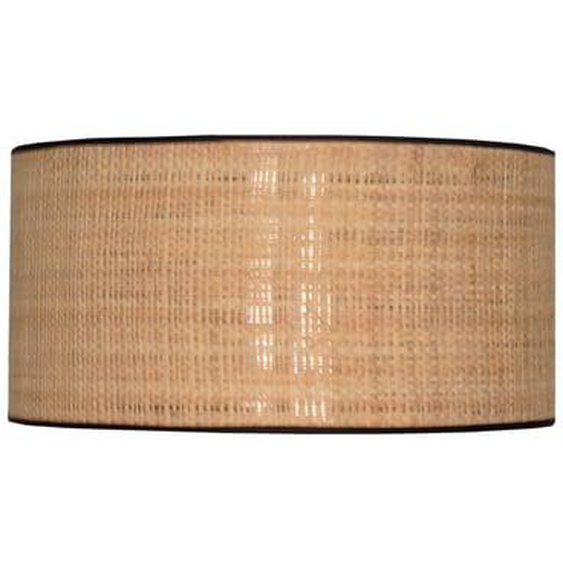 Abat-jour cylindrique rabane naturel Ø30 cm