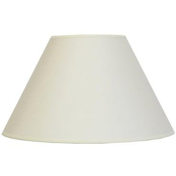 Abat-jour empire coton écru Ø40 cm