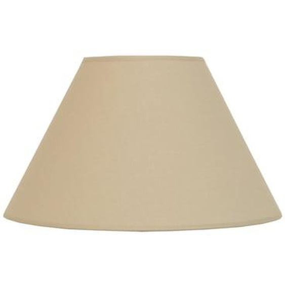 Abat-jour empire coton grège Ø50 cm