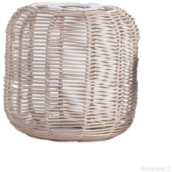 Abat-jour en rotin tambour - Vintage - Diamètre 15 cm
