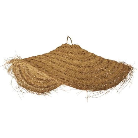 Abat-jour parasol - HOME MAISON - Doum - Fibre de palmier - 100x100 cm - Naturel