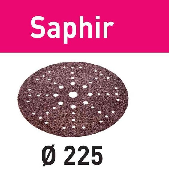 Abrasif SAPHIR STF D225/48 P36 SA/25 - FESTOOL - 205652